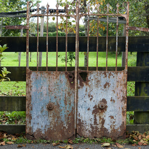 19th Century French Wrought Iron Gates
