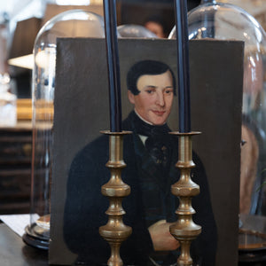 1940's Brass Belgian Candles