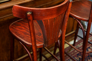 Wooden French Bistro Bar Chairs