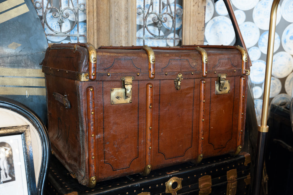 Original French 1920's Travellers Trunk