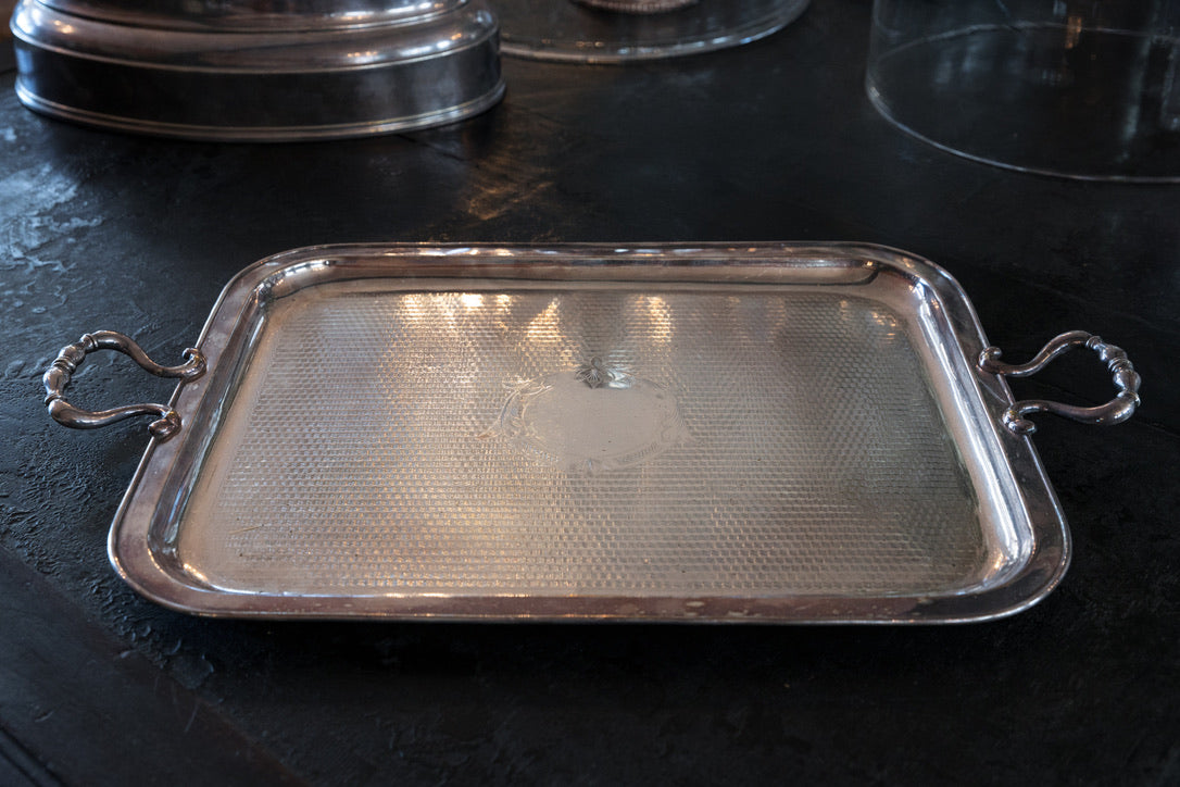 French 1920's Silver Plated Tray