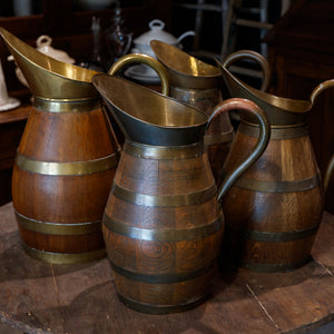 Large Vintage Belgium Beer Jugs