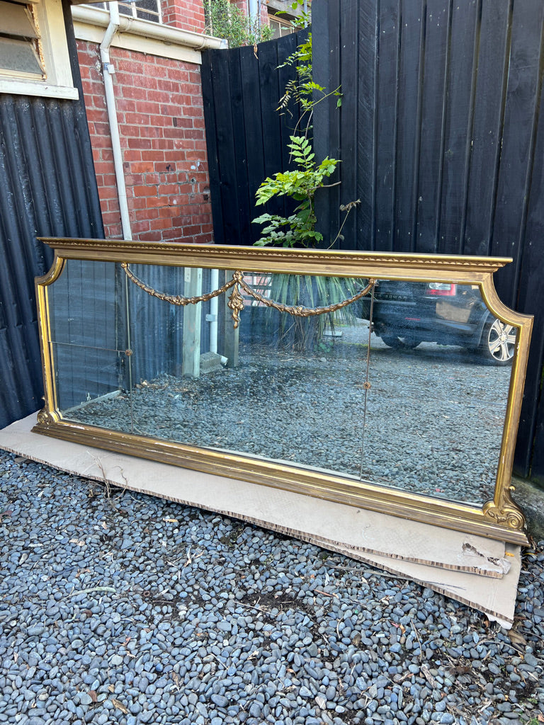 Large French 1950's Mantle Mirror