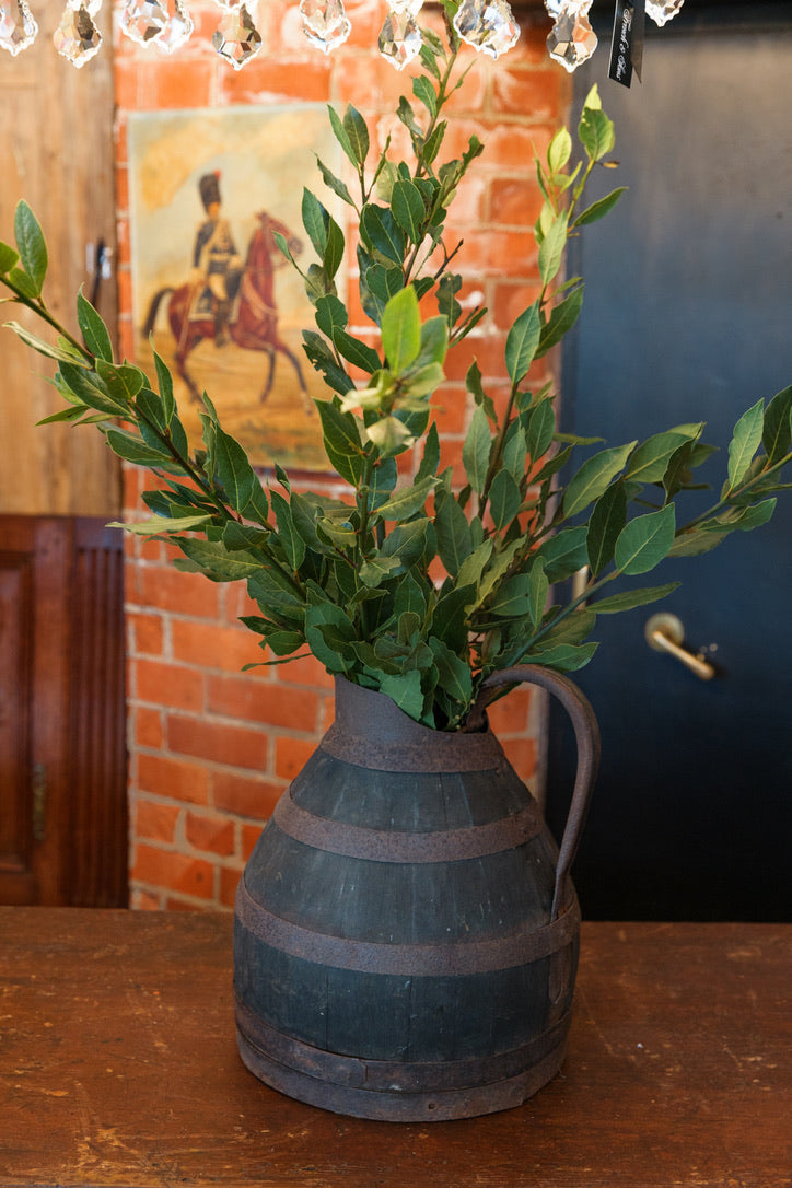 19th Century French Wooden Vineyard Jug - No 1