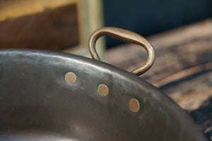 19th Century French Copper Chocolate Pan - C7