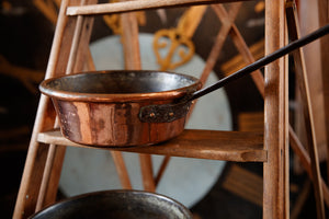 Vintage French Copper Pan Set