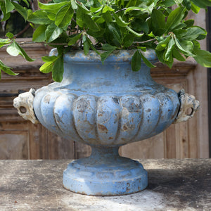 19th Century Fred Alfred Corneau Lion Head Urn