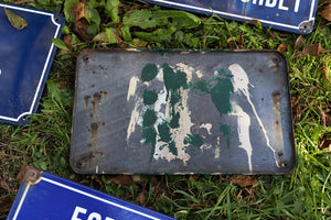 Original French Enamel Street Signs