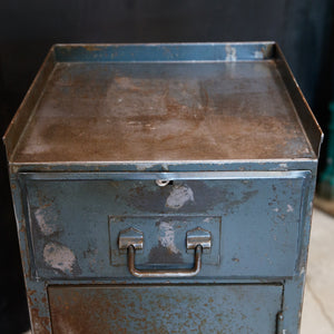 French 1930's Industrial Metal Cabinet