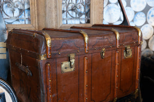 Original French 1920's Travellers Trunk