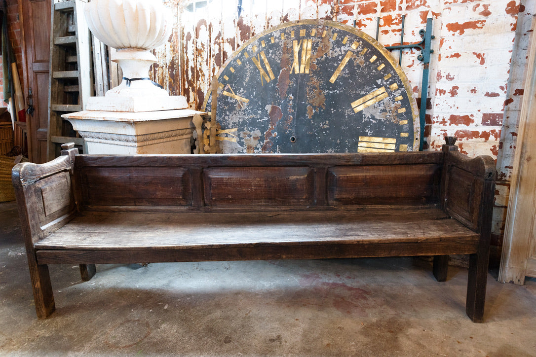 19th Century French Provincial Bench Seat