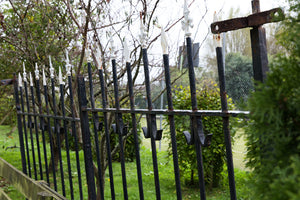 Vintage Belgian Iron Entrance Gates