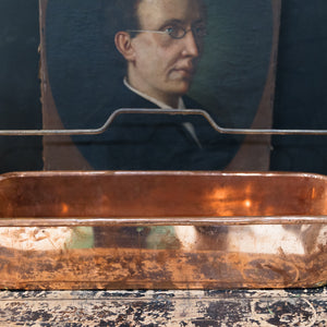 Large Vintage French Copper Poacher - No 24