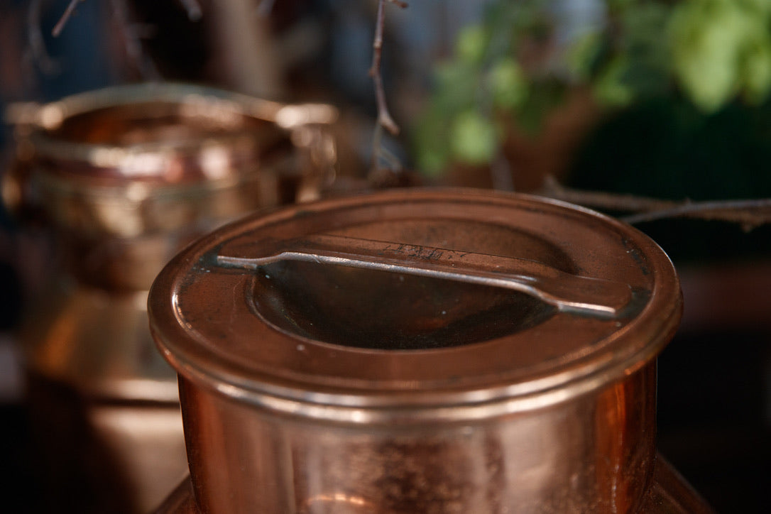 Vintage Copper Milk Churns