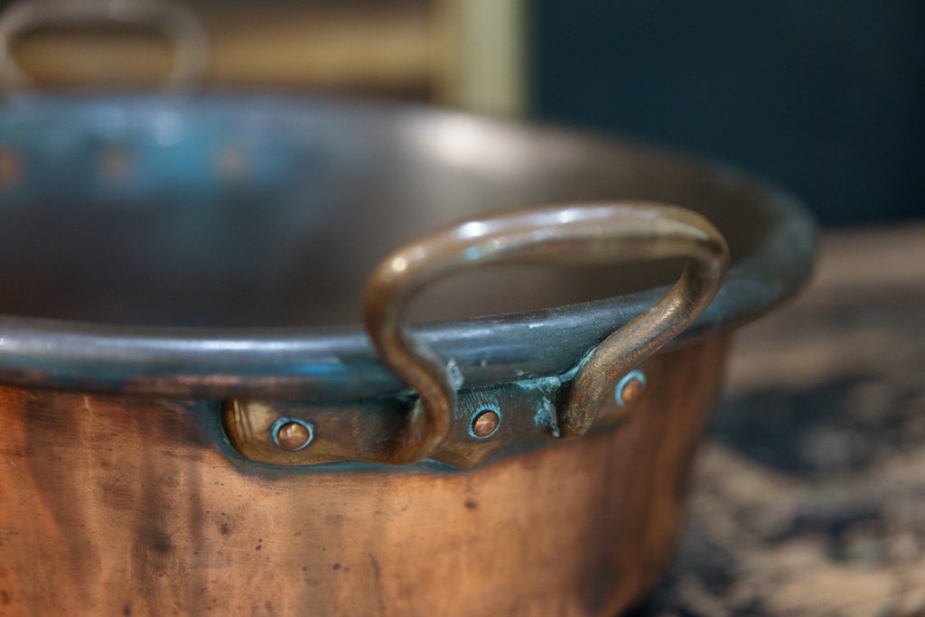 19th Century French Copper Chocolate Pan - C7