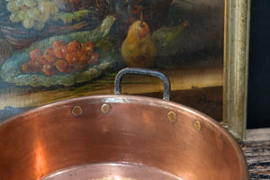 19th Century French Polished Copper Pan - C9
