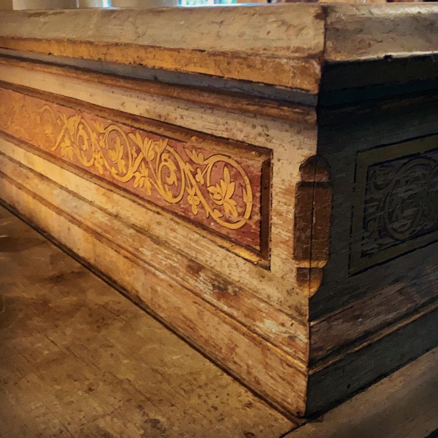 19th Century French Wooden Altar