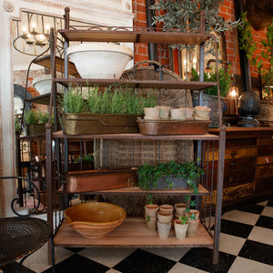 Vintage French Iron Boulangerie Rack