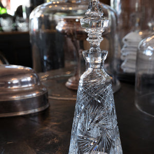 Vintage Crystal Decanter - No X