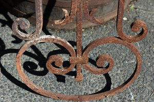 Vintage French Wrought Iron Fence Grills