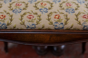 Sweet French Oak Tapestry Stool