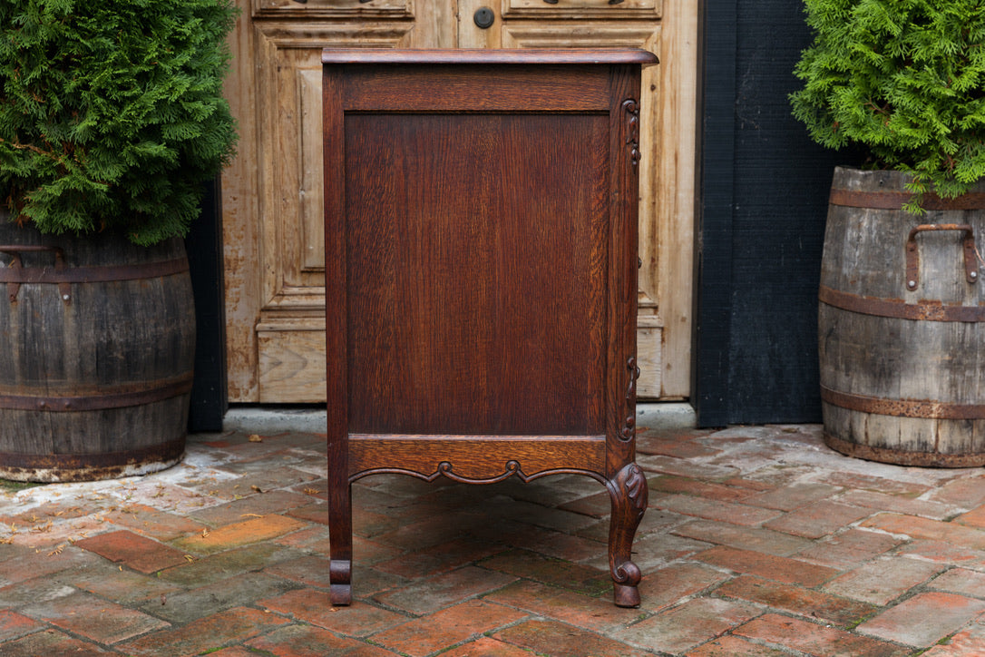 French Oak Chest Of Drawers - Rich Oak