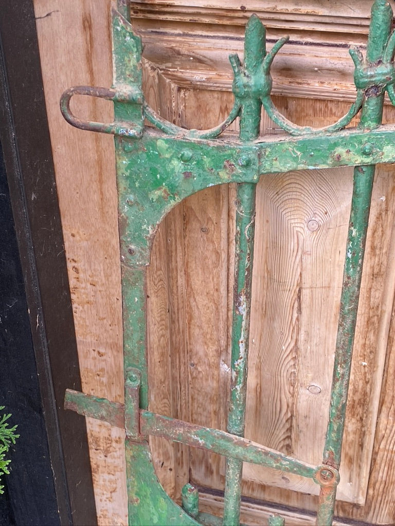 French Green Farmhouse Gate