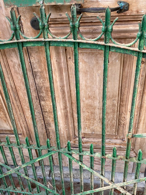 French Green Farmhouse Gate