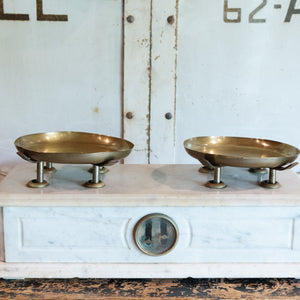 19th Century French Marble Bakery Scales