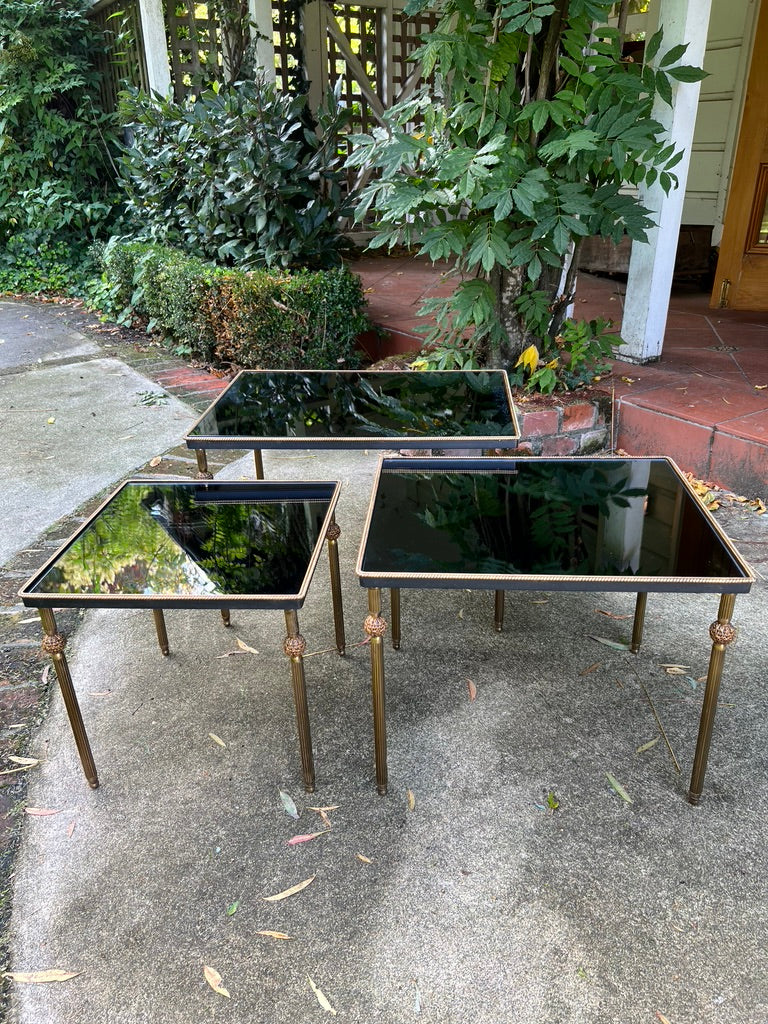 Original French Mid Century Nest Tables