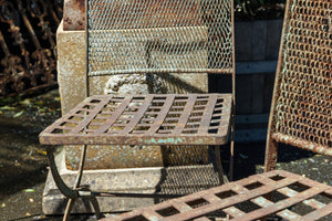 Vintage French Parisian Metal Chairs