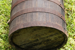 19th Century Wooden Vineyard Barrel