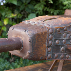 XL 1940's French Blacksmiths Bellows/Coffee Table