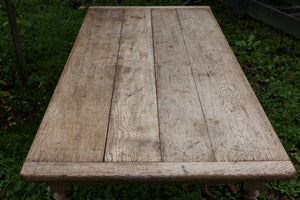 Antique French Oak Farmhouse Extension Table