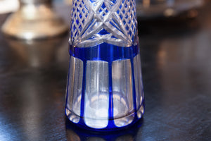 Cobalt Blue Belgian Val St Lambert Decanter