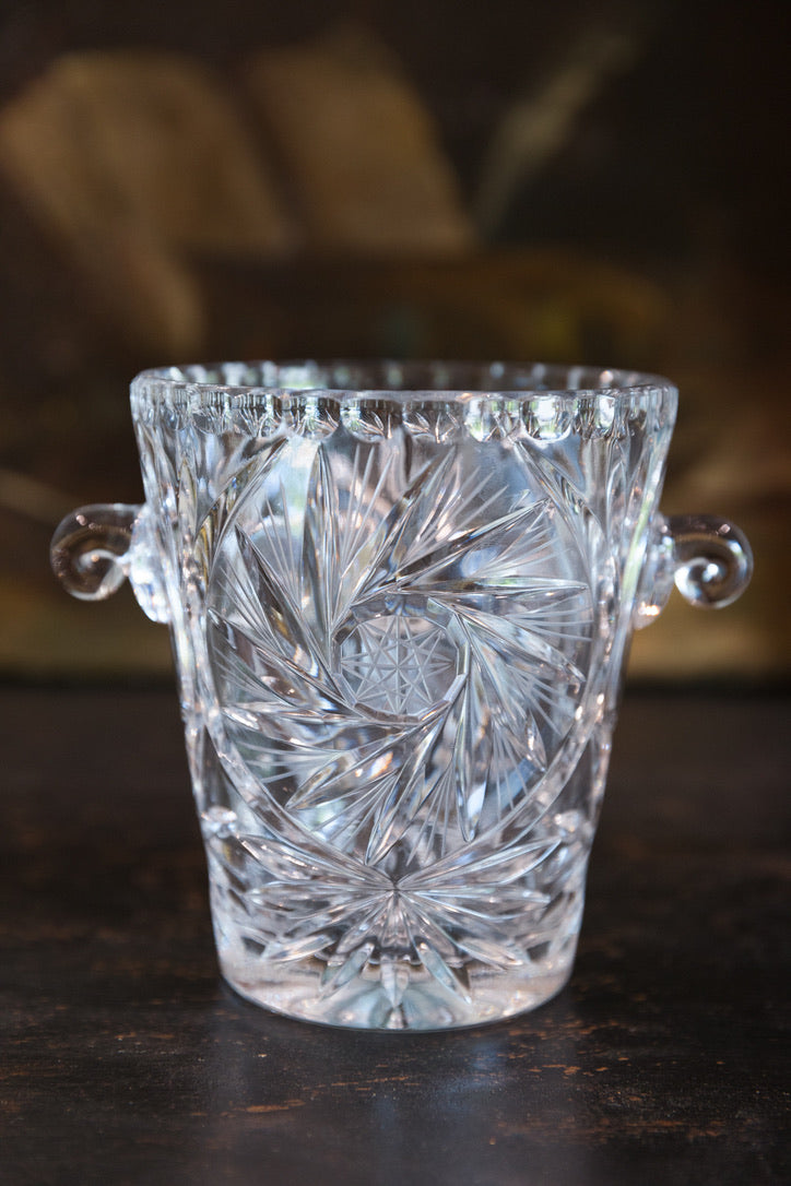 French Crystal Ice Bucket - No 9