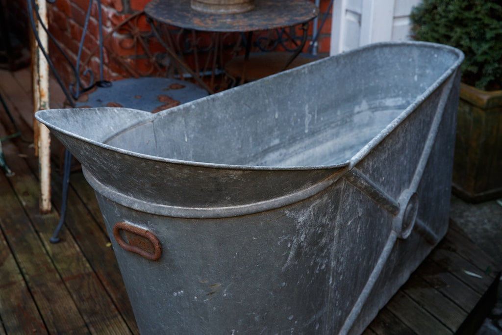 Original French Zinc Bath