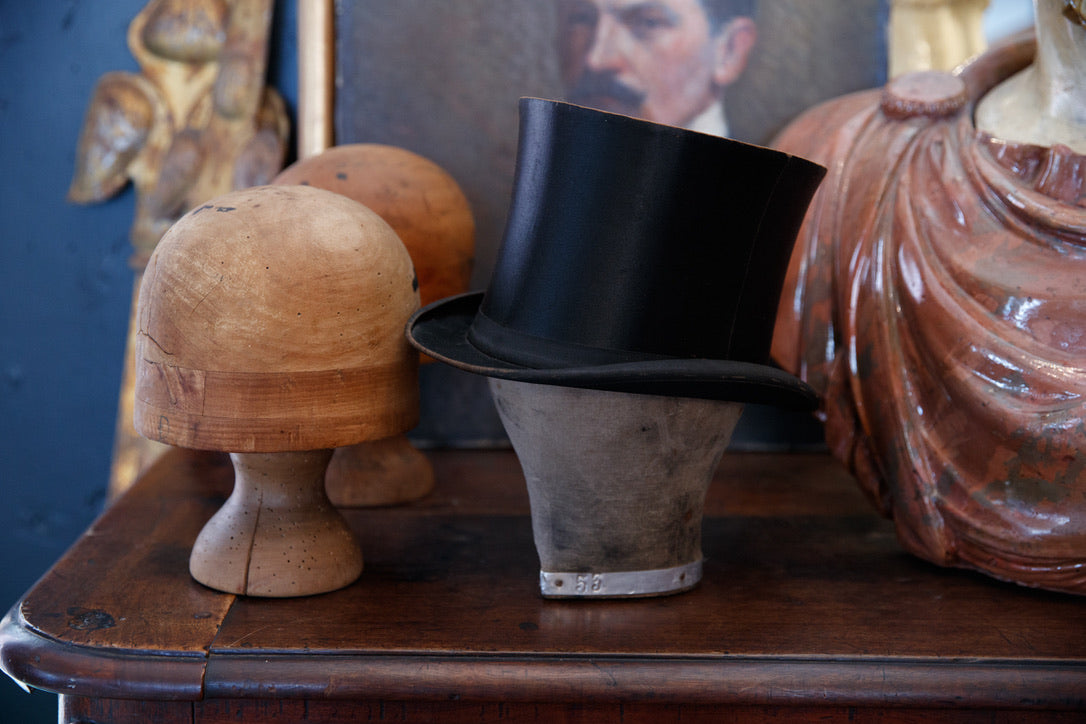 Original Vintage French Wooden Hatstands