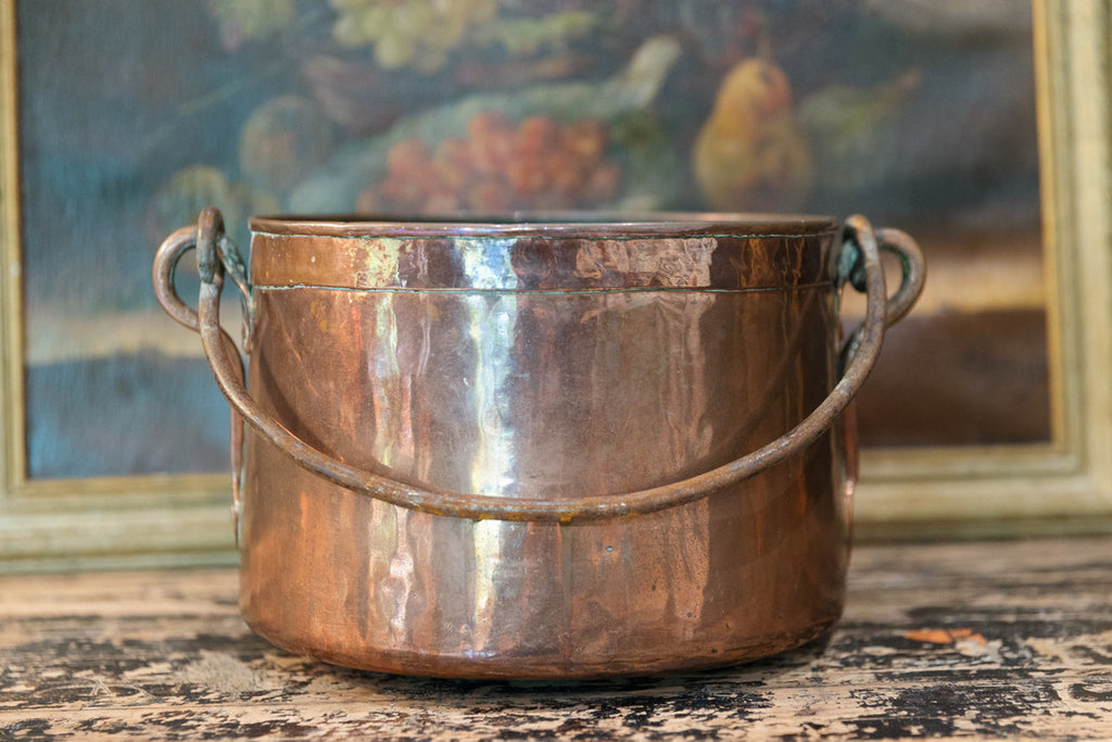19th Century French Copper Pail - C3