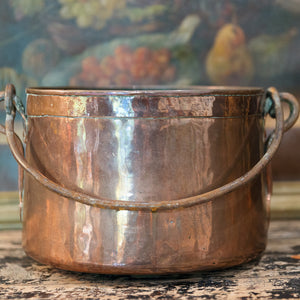 19th Century French Copper Pail - C3