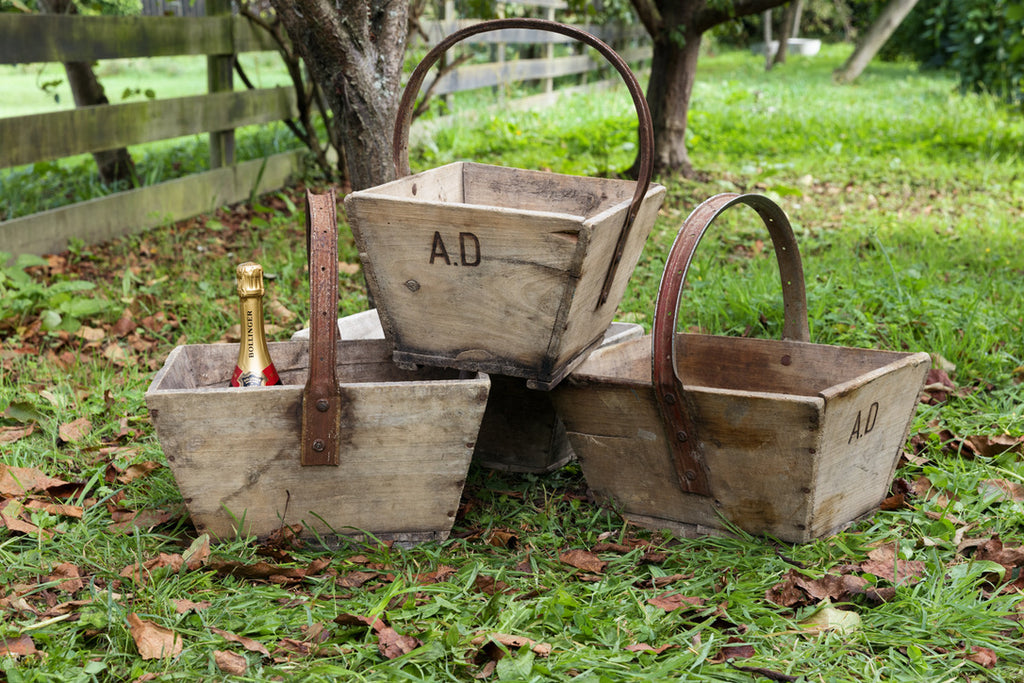 Wooden French Fruit Picking Trugs - No 12