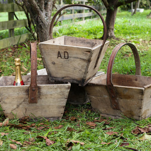 Wooden French Fruit Picking Trugs - No 12