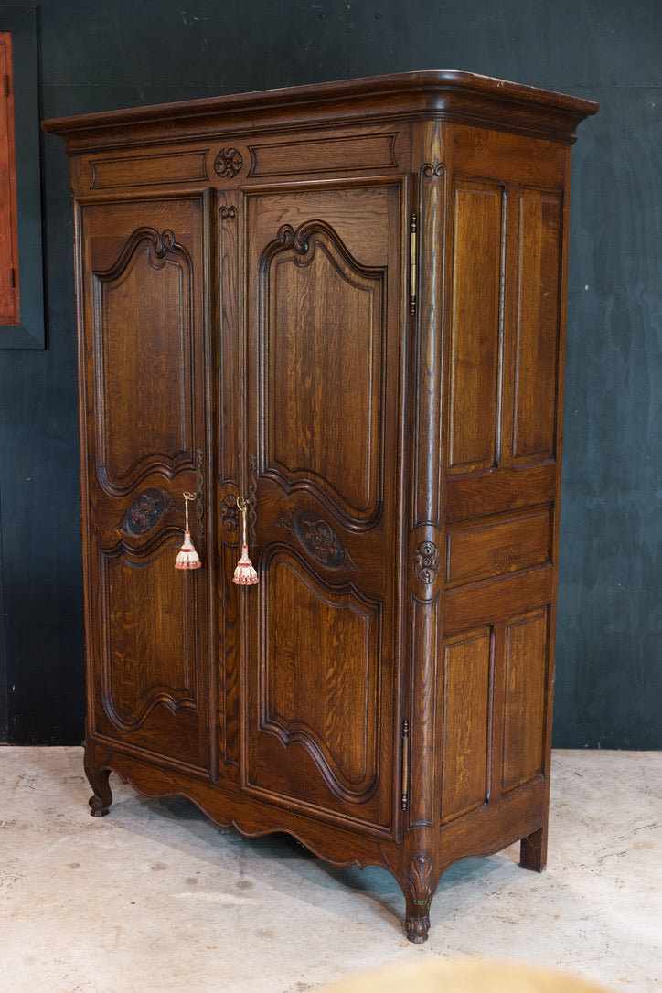 19th Century French Oak Armoire - No 4