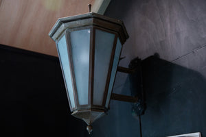 19th Century French Brass Hotel Street Light