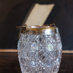 French Crystal & Silver Ice Bucket - No16