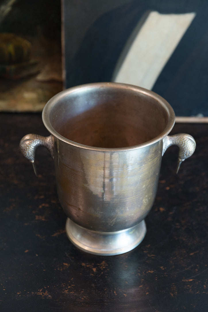 1950's French Champagne Bucket - Duck Handles