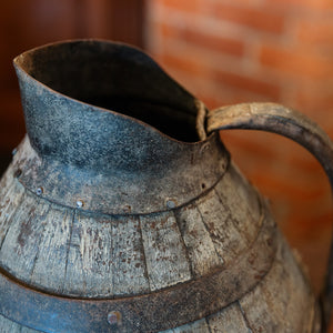19th Century French Wooden Vineyard Jug - No 2