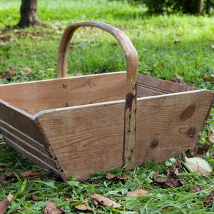 Vintage French Wooden Trug - No 13