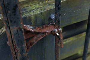 Vintage Belgian Iron Entrance Gates