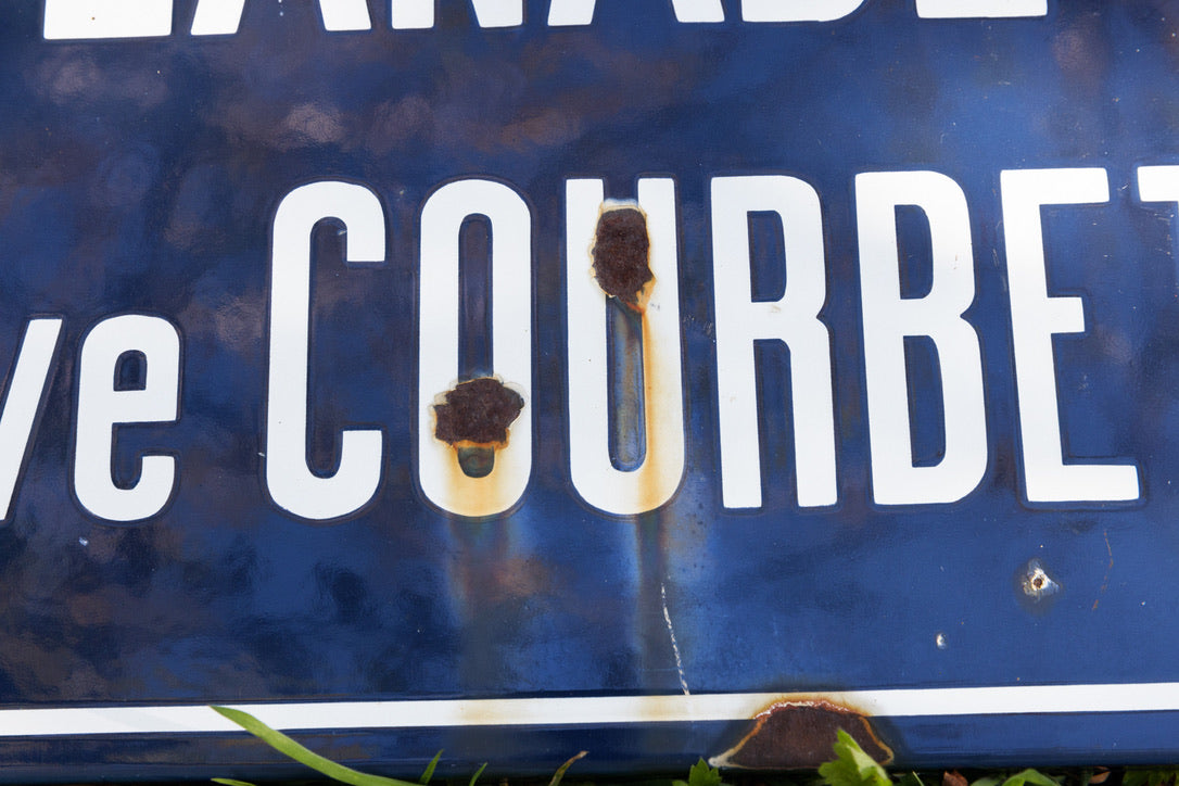 Original French Enamel Street Signs